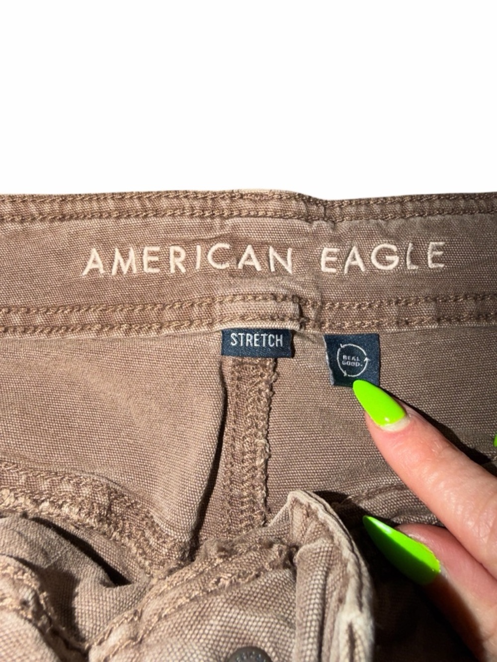 American Eagle Outfitters Stovepipe Stretch Cargo Pants - Picture 3 of 6